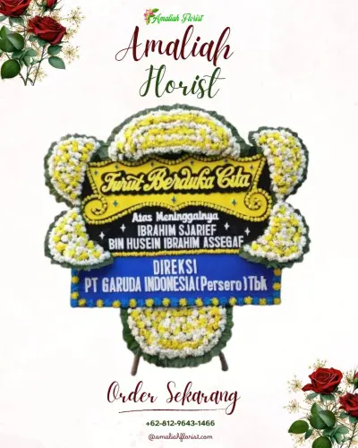 Papan Bunga Duka di Kuwarasan